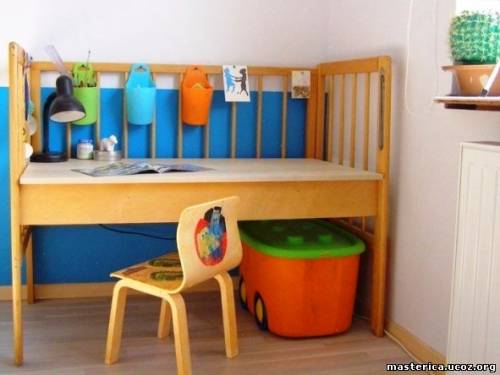 стол из детской кроватки